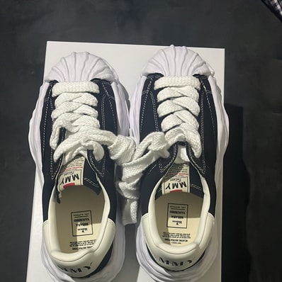 Maison MIHARA YASUHIRO BLAKEY OG Sole Canvas Low-top Sneaker "Black" (A08FW735)