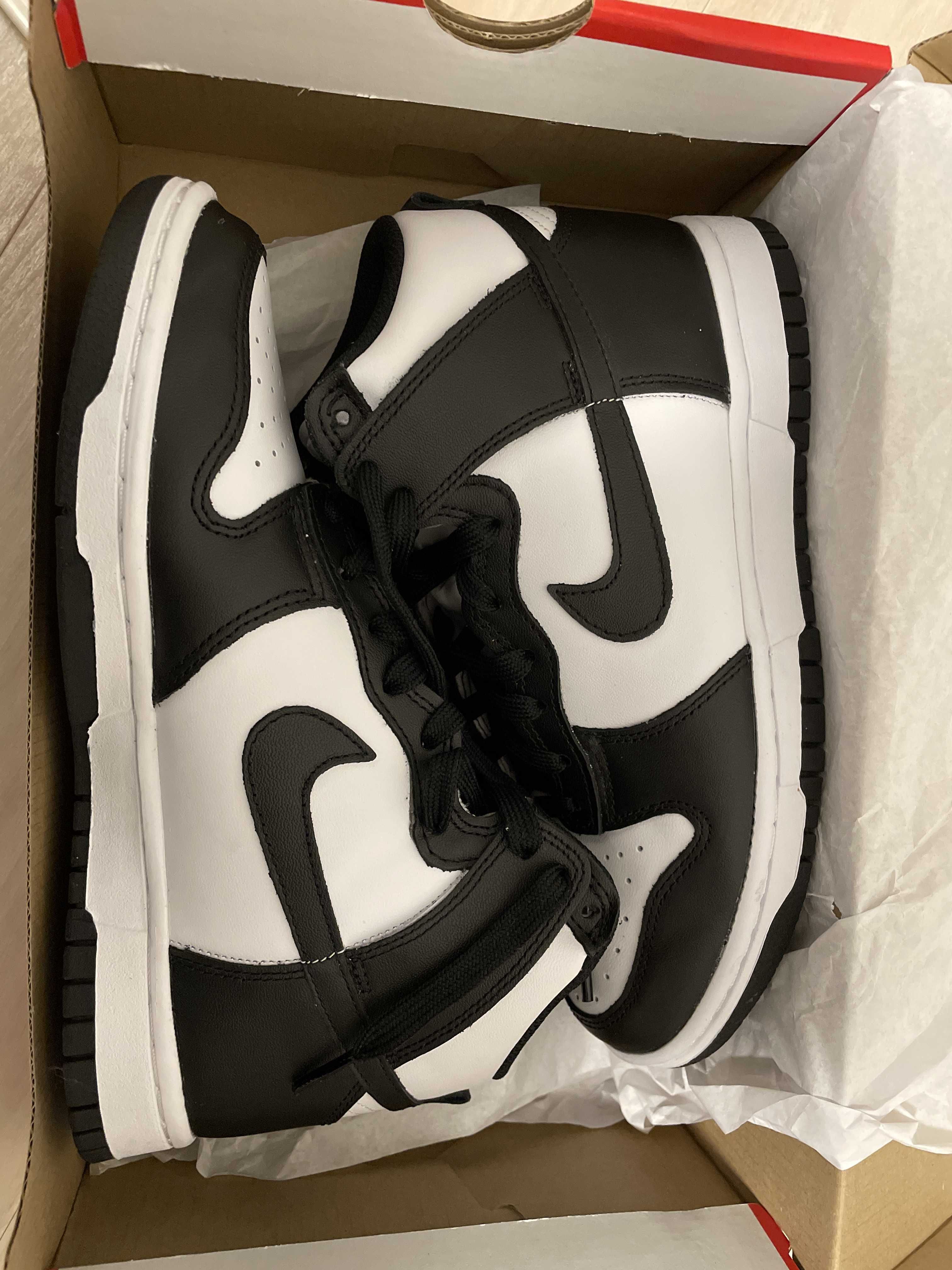 Nike Women's Dunk High "Black and White"