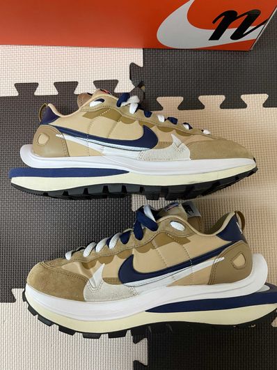 Sacai × Nike Vapor Waffle "Sesame And Blue Void"