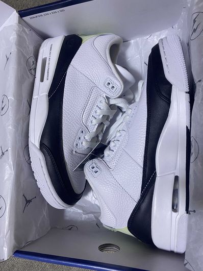 Fragment × Nike Air Jordan 3 "White/Black"