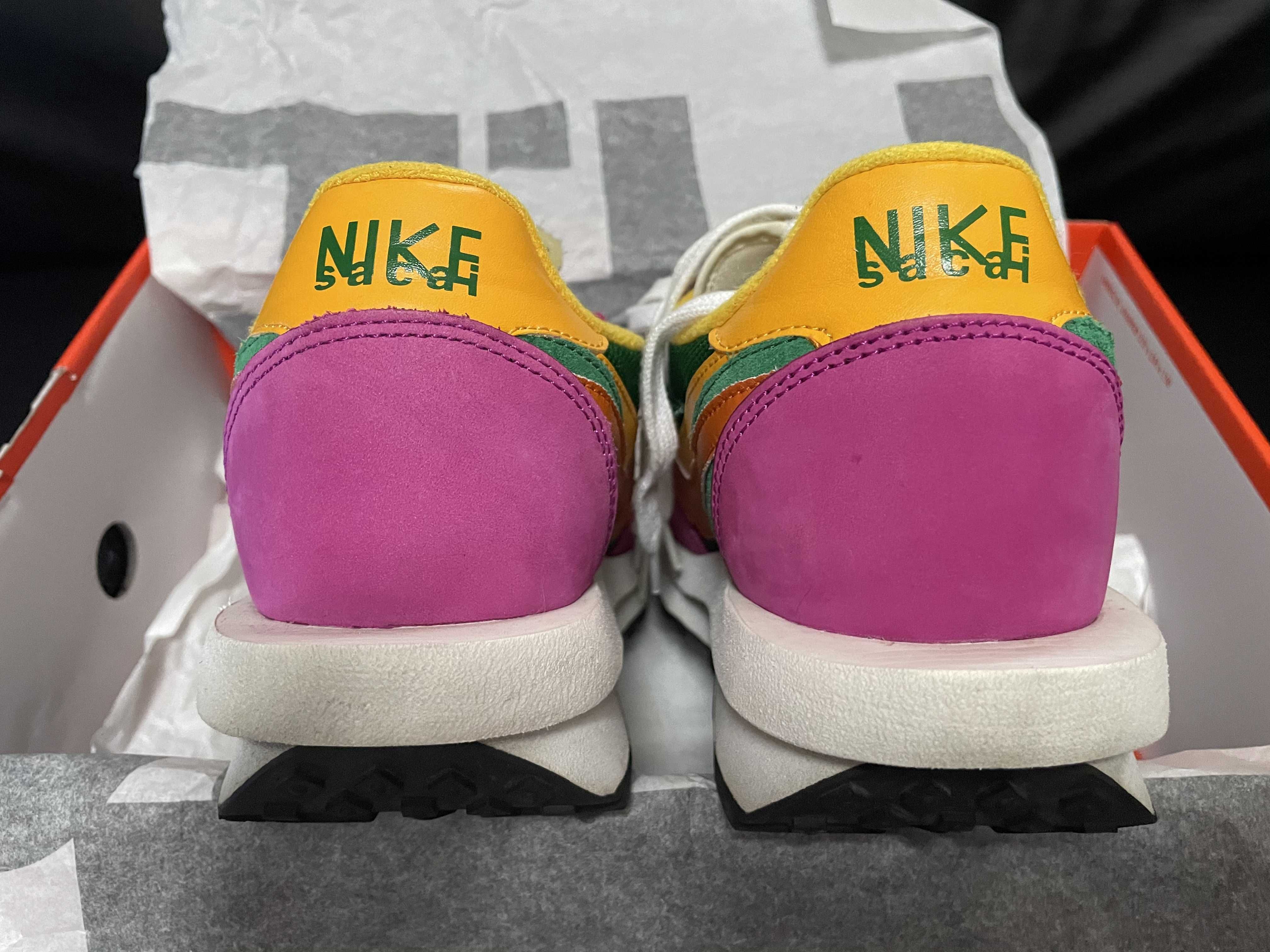 sacai × NIKE LDV WAFFLE "PINE GREEN"