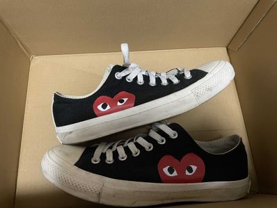 PLAY COMME des GARCONS × Converse All Star OX "Black"