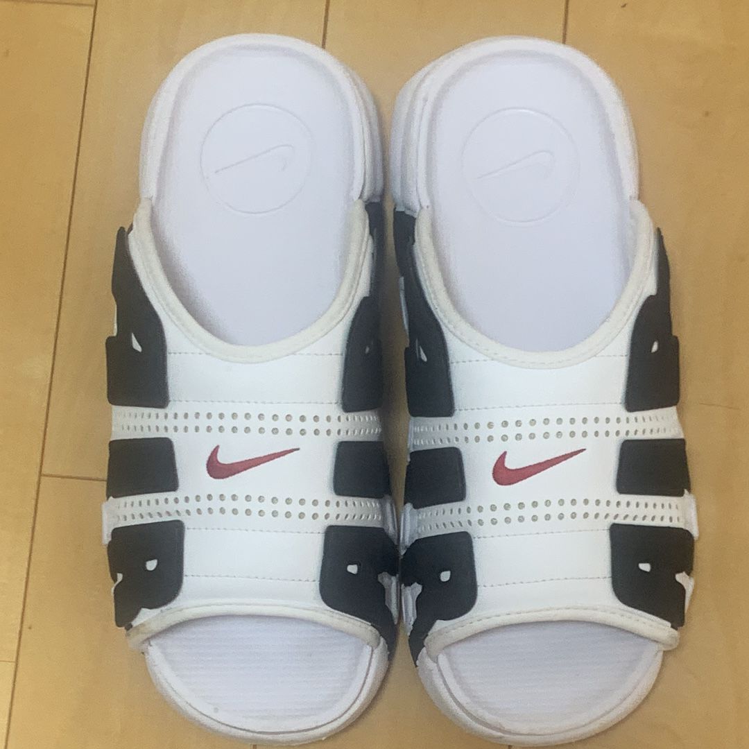 Nike Air More Uptempo Slide "White and Black"