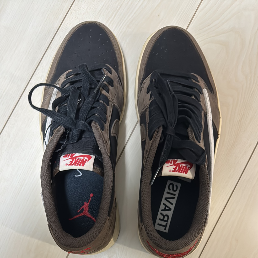 Travis Scott × Nike Air Jordan 1 Low OG SP-T "Black/Dark Mocha"