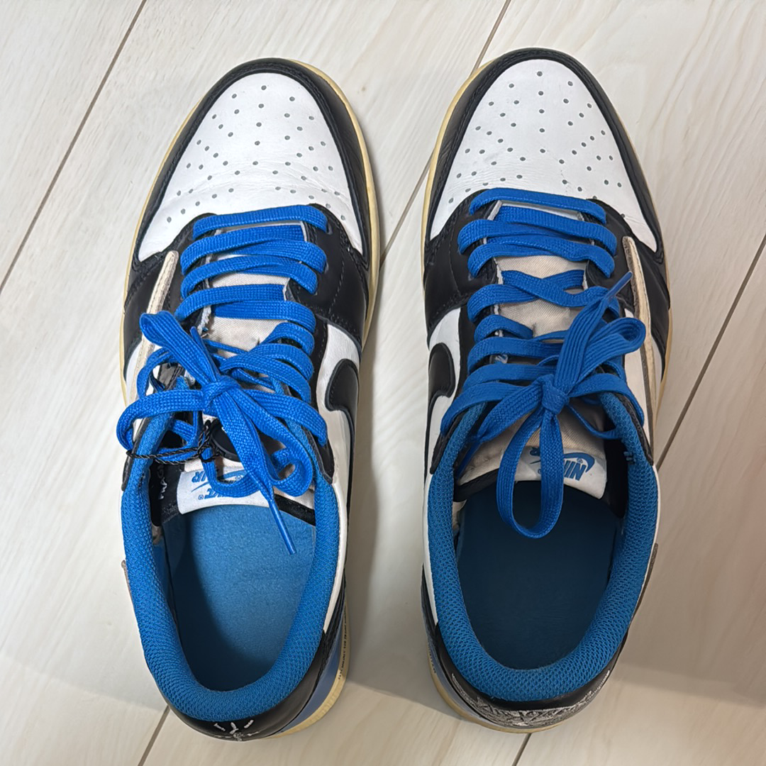Travis Scott × fragment design × Nike Air Jordan 1 Low OG SP "Military Blue"