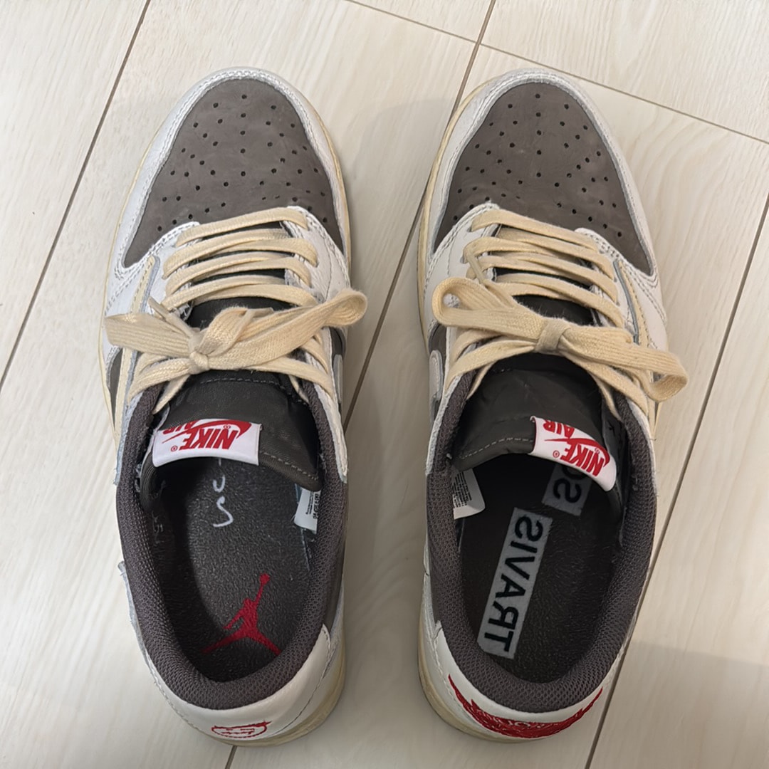 Travis Scott × Nike Air Jordan 1 Low OG SP "Reverse Mocha/Sail and Ridgerock"