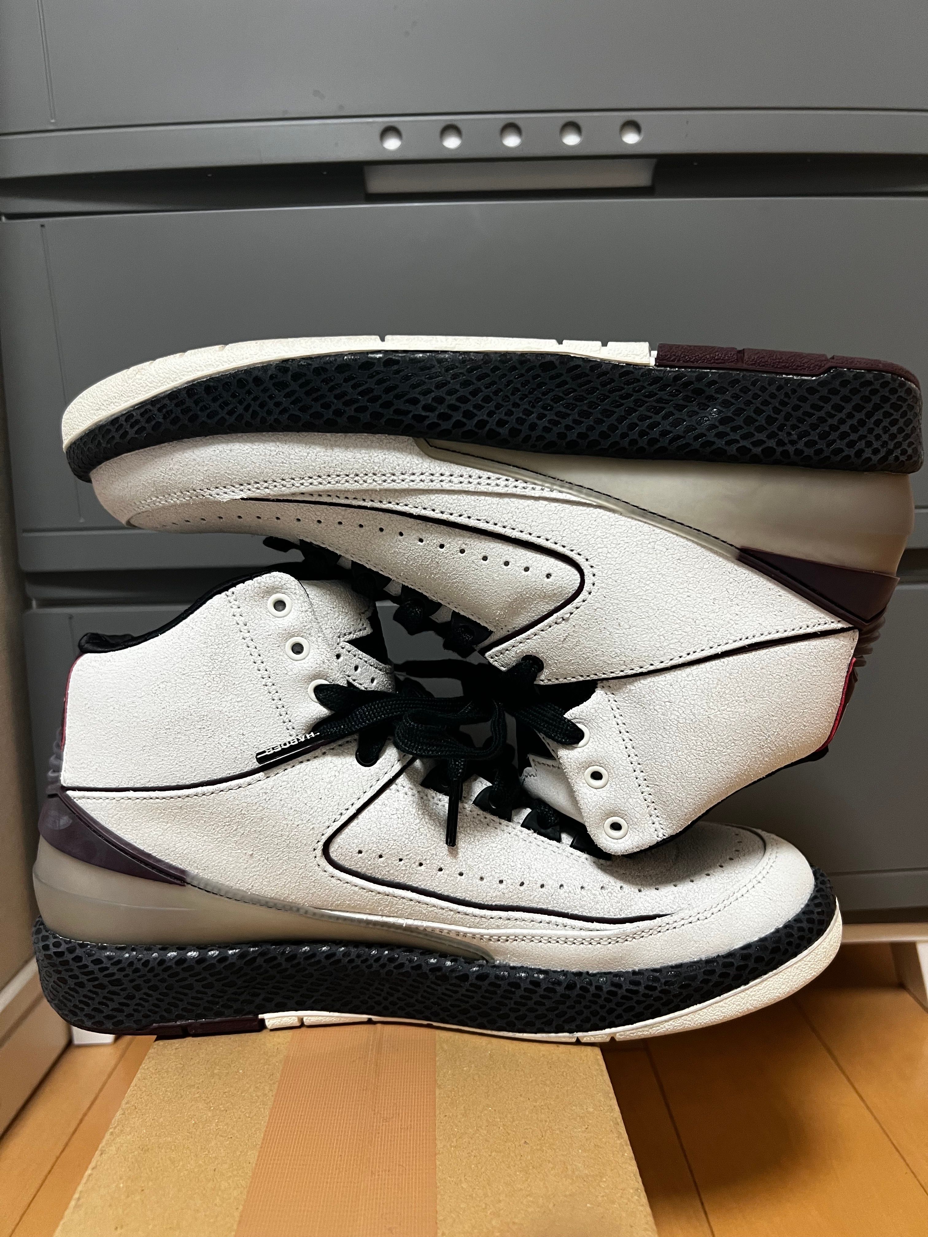 A Ma Maniere × Nike Air Jordan 2 "Airness/Sail and Burgundy"