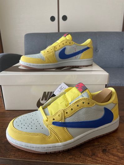 Travis Scott × Nike Women's Air Jordan 1 Retro Low OG "Canary"