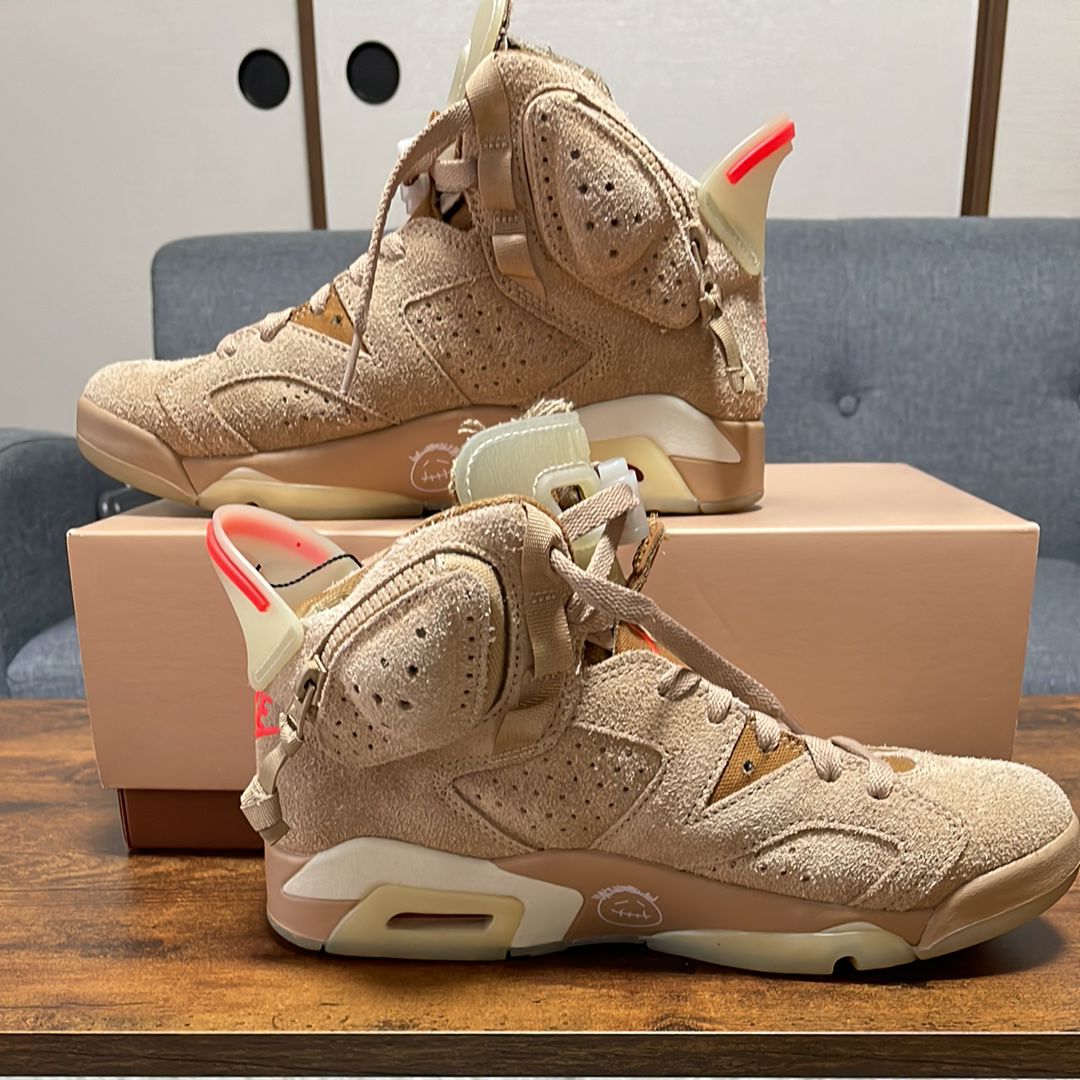 Travis Scott × Nike Air Jordan 6 "British Khaki"