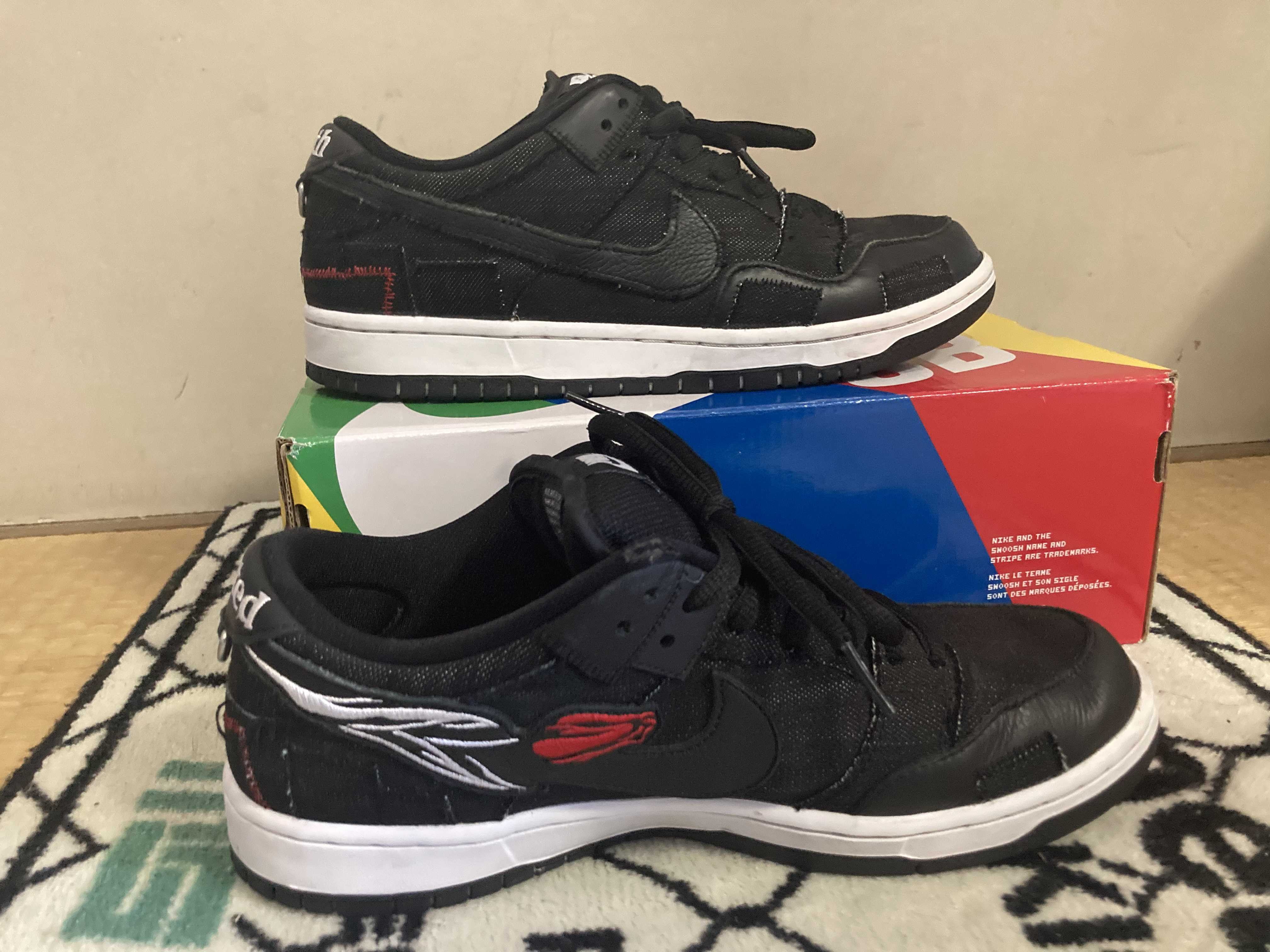 Wasted Youth × Nike SB Dunk Low "Black Denim" / VERDY