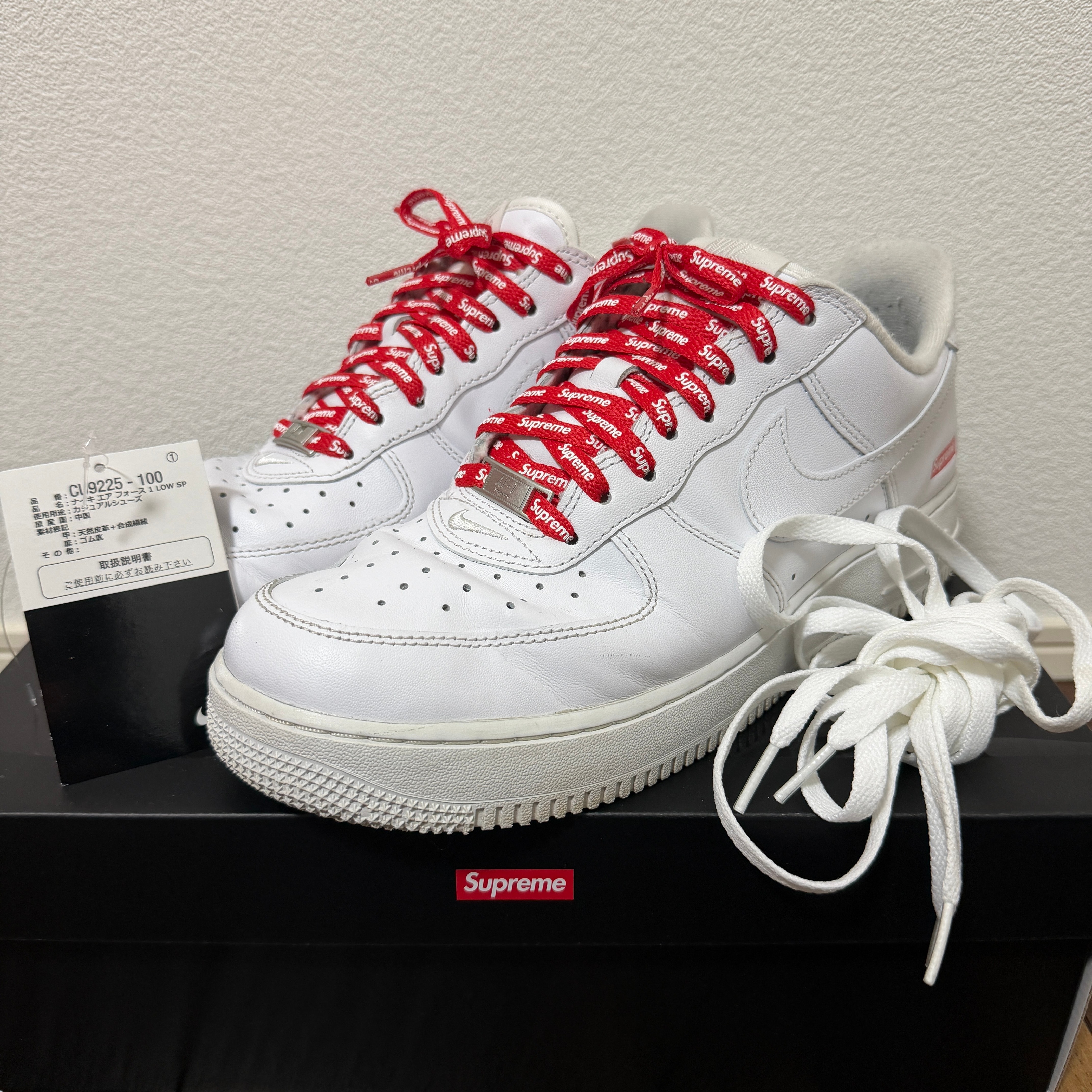 シュプリーム × ナイキ エアフォース1 ロー 