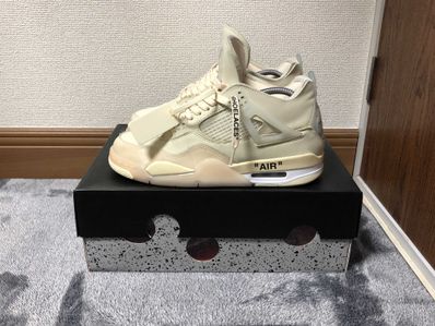 Off-White × Nike Women's Air Jordan 4 SP "Sail"