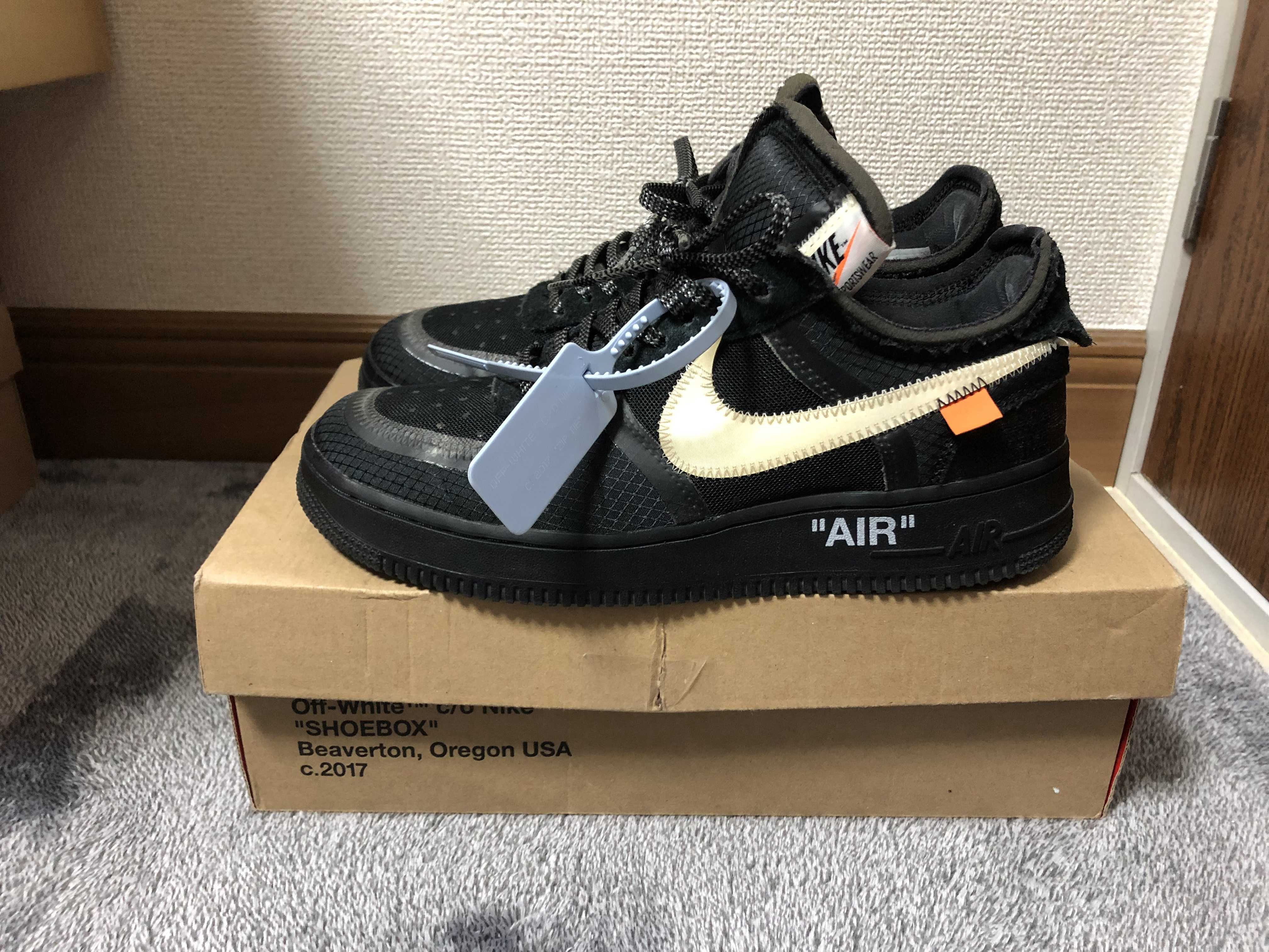Off-White × Nike Air Force 1 Low "Black"