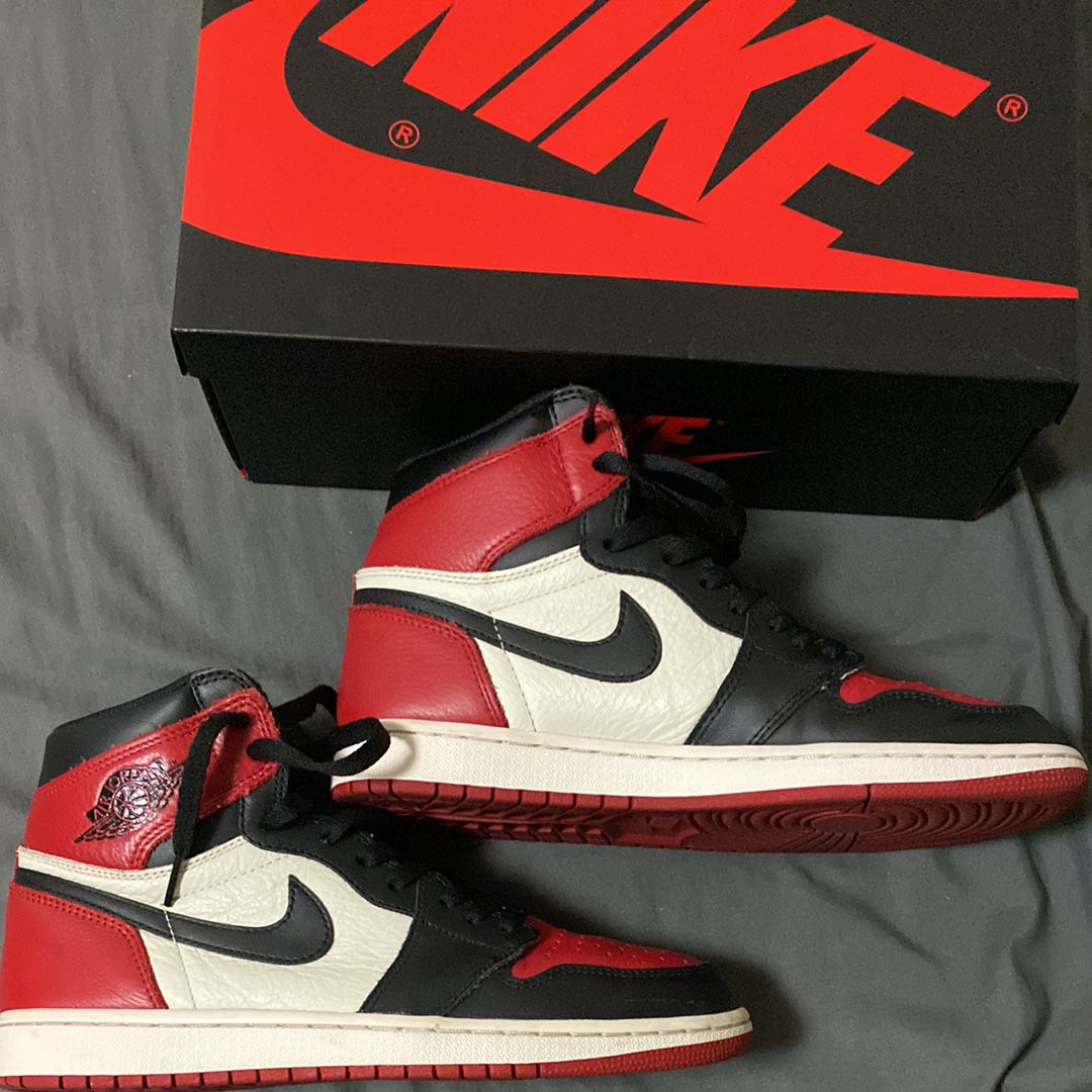 Nike Air Jordan 1 Retro High OG "Bred Toe"