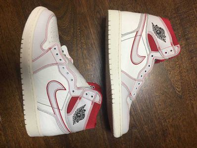 Nike Air Jordan 1 Retro High OG "Sail/University Red"