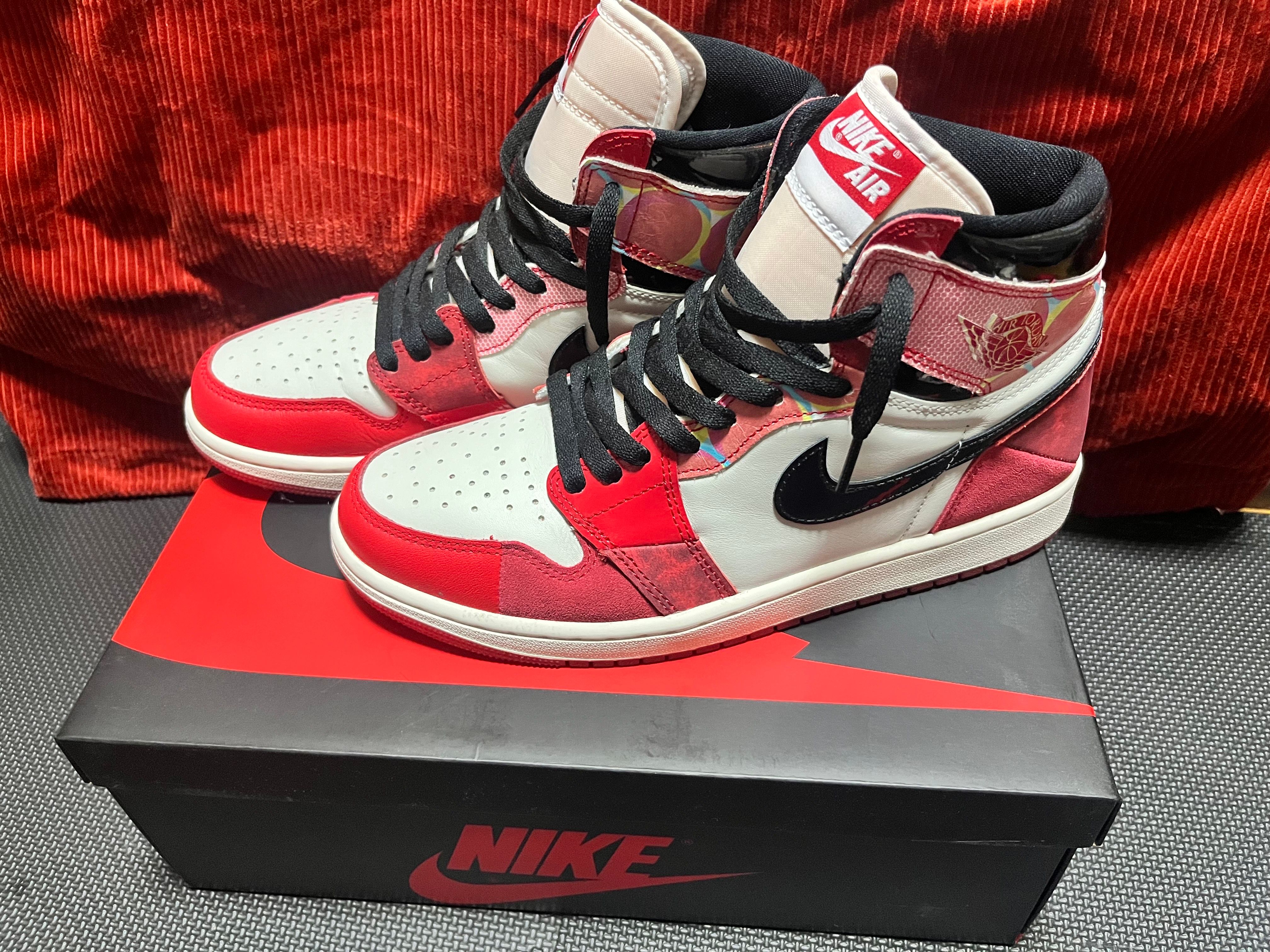 Spider-Man × Nike Air Jordan 1 Retro High OG SP "Spider-Man: Across the Spider-Verse/University Red"
