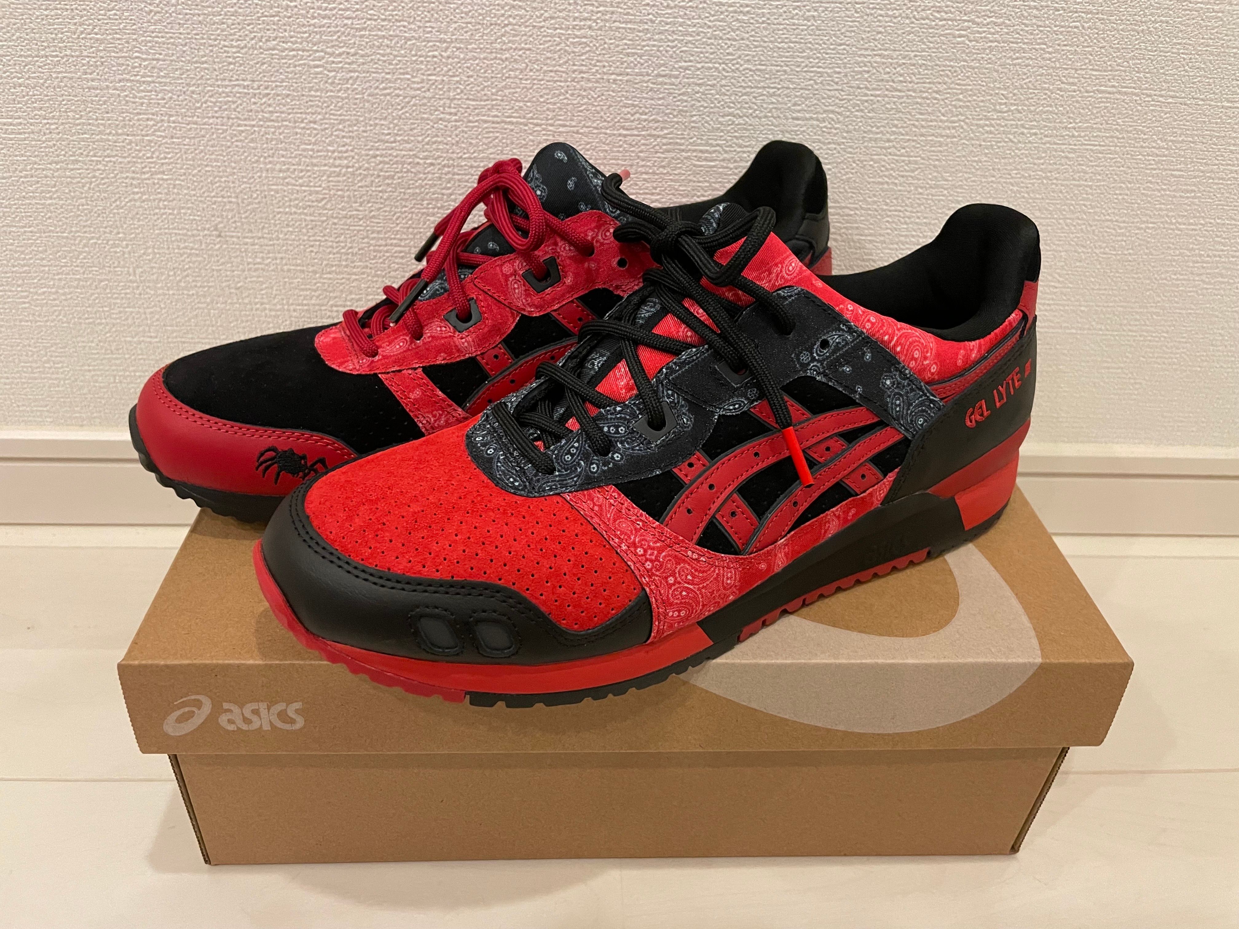 Red Spider × Asics Gel-Lyte 3 "Red/Black"
