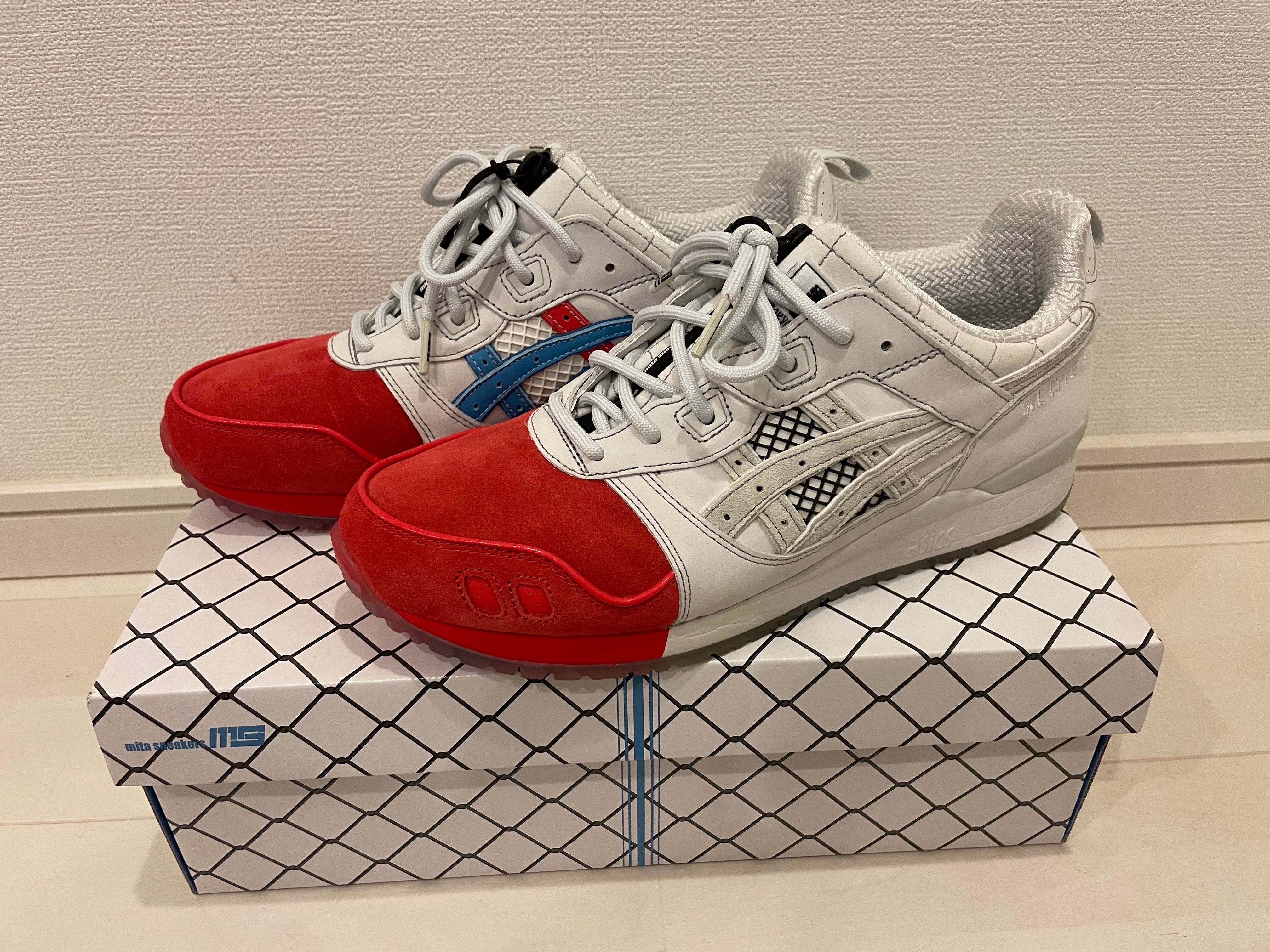 mita sneakers × Asics Gel-Lyte III 30th Anniversary "White/Red-Blue"