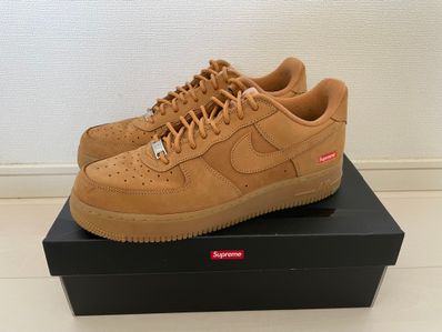 Supreme × Nike Air Force 1 Low "Flax/Wheat"