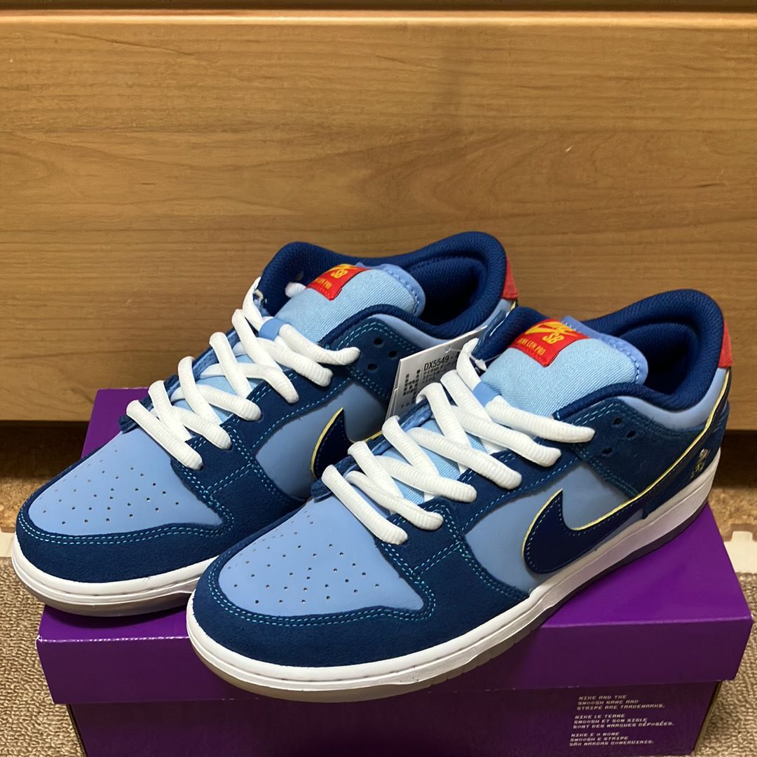 Why So Sad? × Nike SB Dunk Low "Coastal Blue/Speed Yellow-University Red"