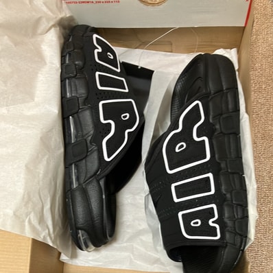 Nike Air More Uptempo Slide "Black" (DV2132-001/DV2137-001)