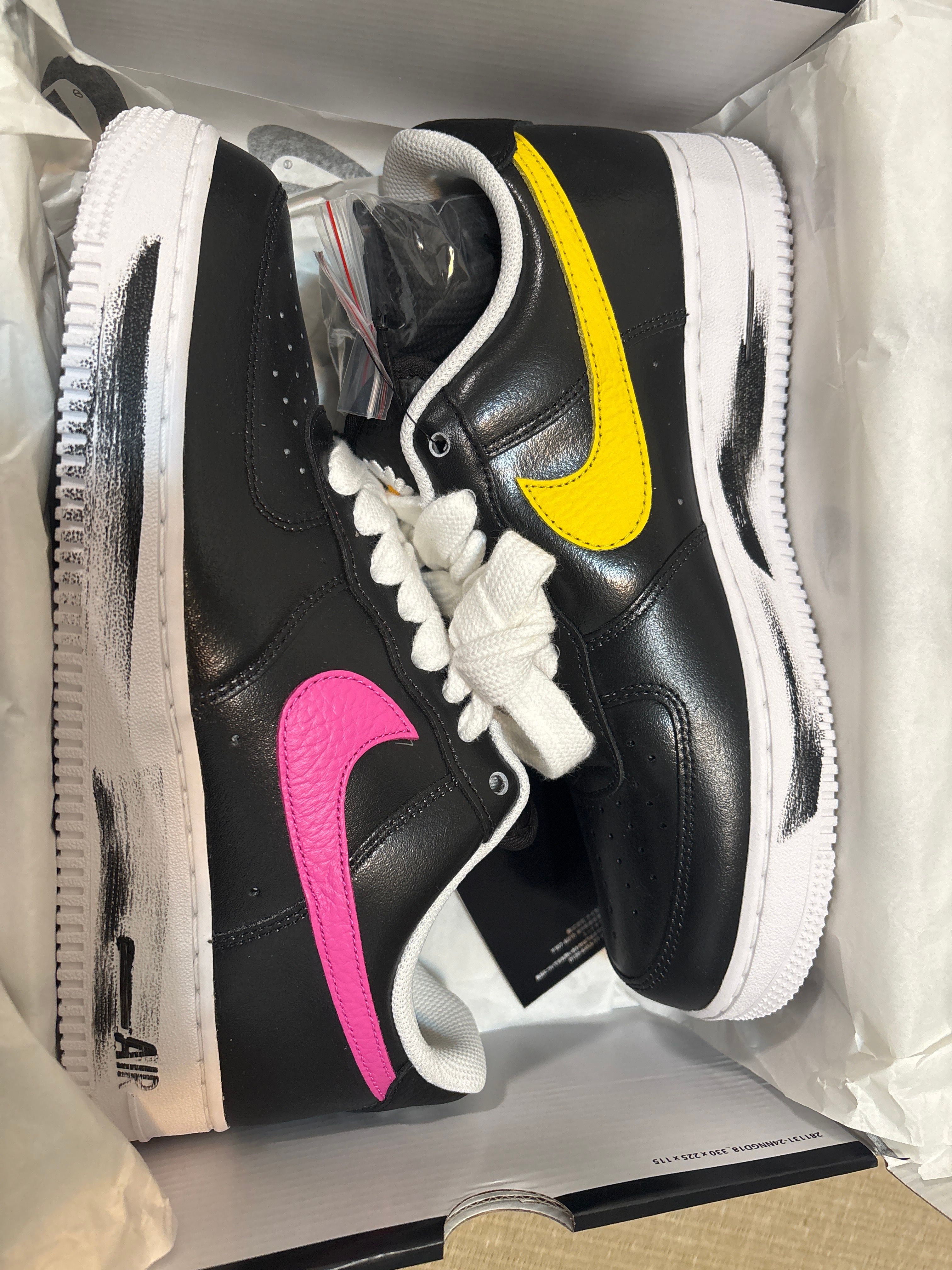 PEACEMINUSONE × Nike Air Force 1 Low '07 Para-Noise 3.0 "Black and Multi-Color" / G-DRAGON