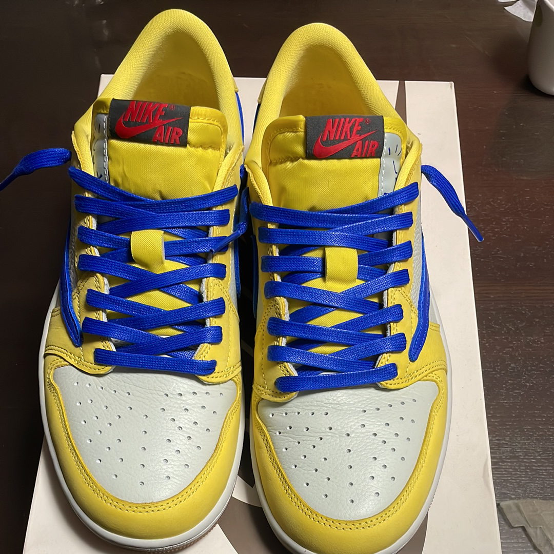 Travis Scott × Nike Women's Air Jordan 1 Retro Low OG "Canary"