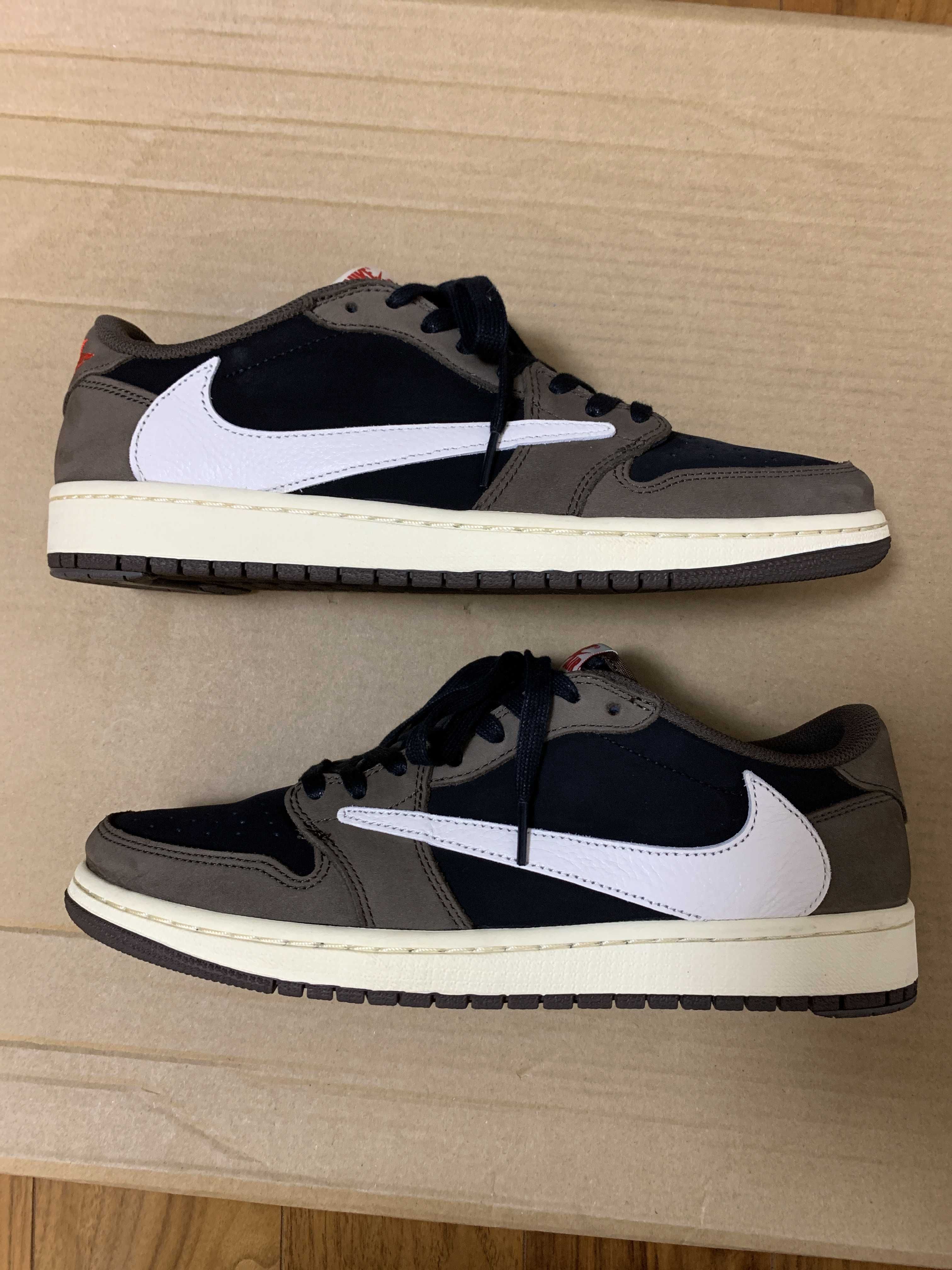Travis Scott × Nike Air Jordan 1 Low OG SP-T "Black/Dark Mocha"