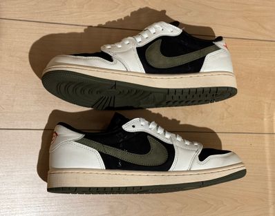 Travis Scott × Nike Women's Air Jordan 1 Low OG "Medium Olive"