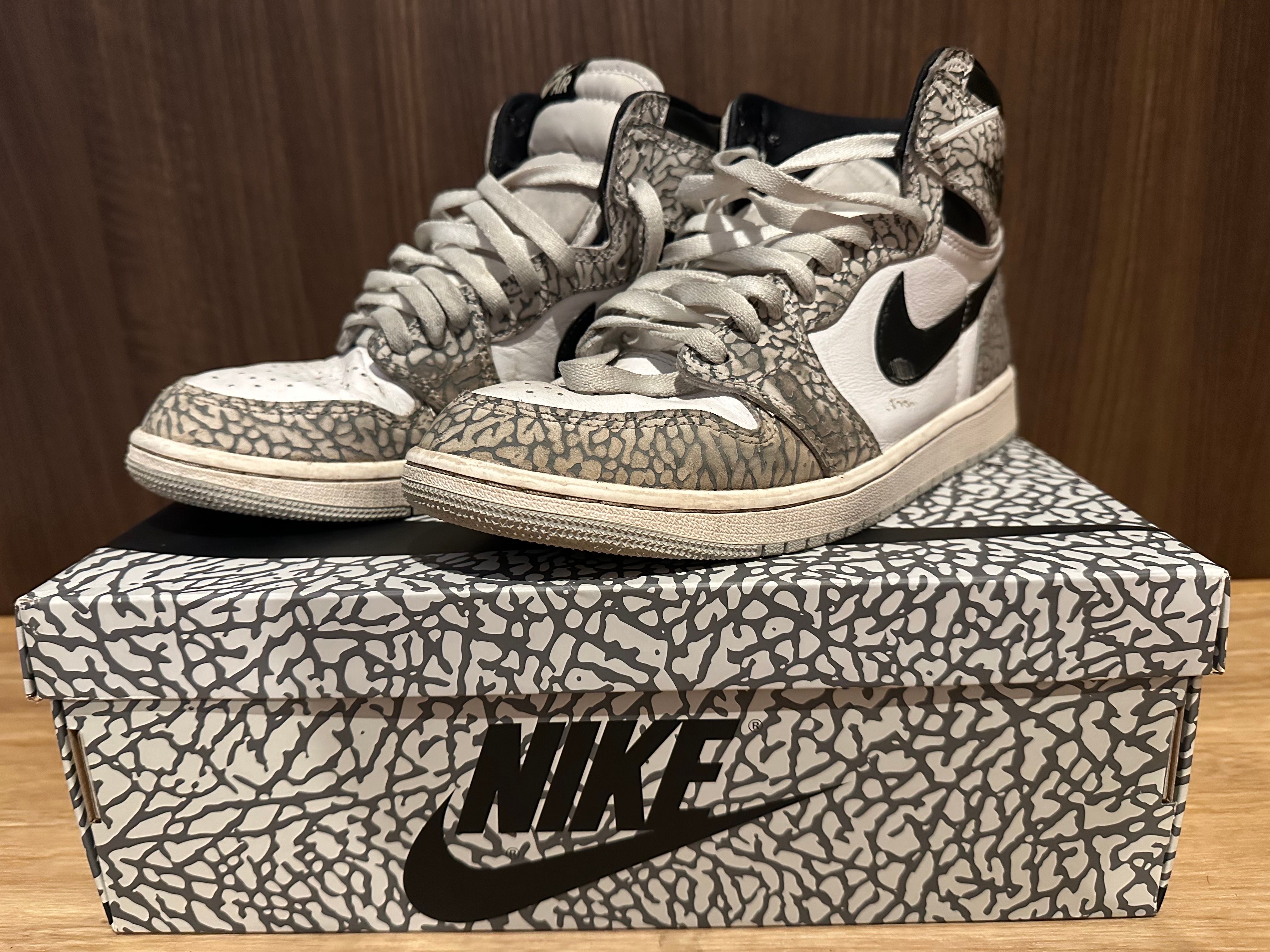 Nike Air Jordan 1 High OG "White Cement/Safari"