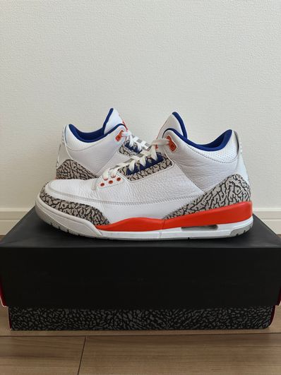 Retro 3 sales knicks 2019
