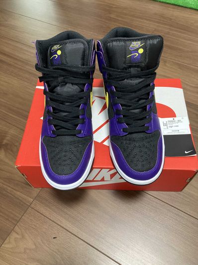 Nike Dunk High EMB "Lakers"