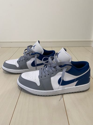 Nike Women's Air Jordan 1 Low "Grey and Blue"