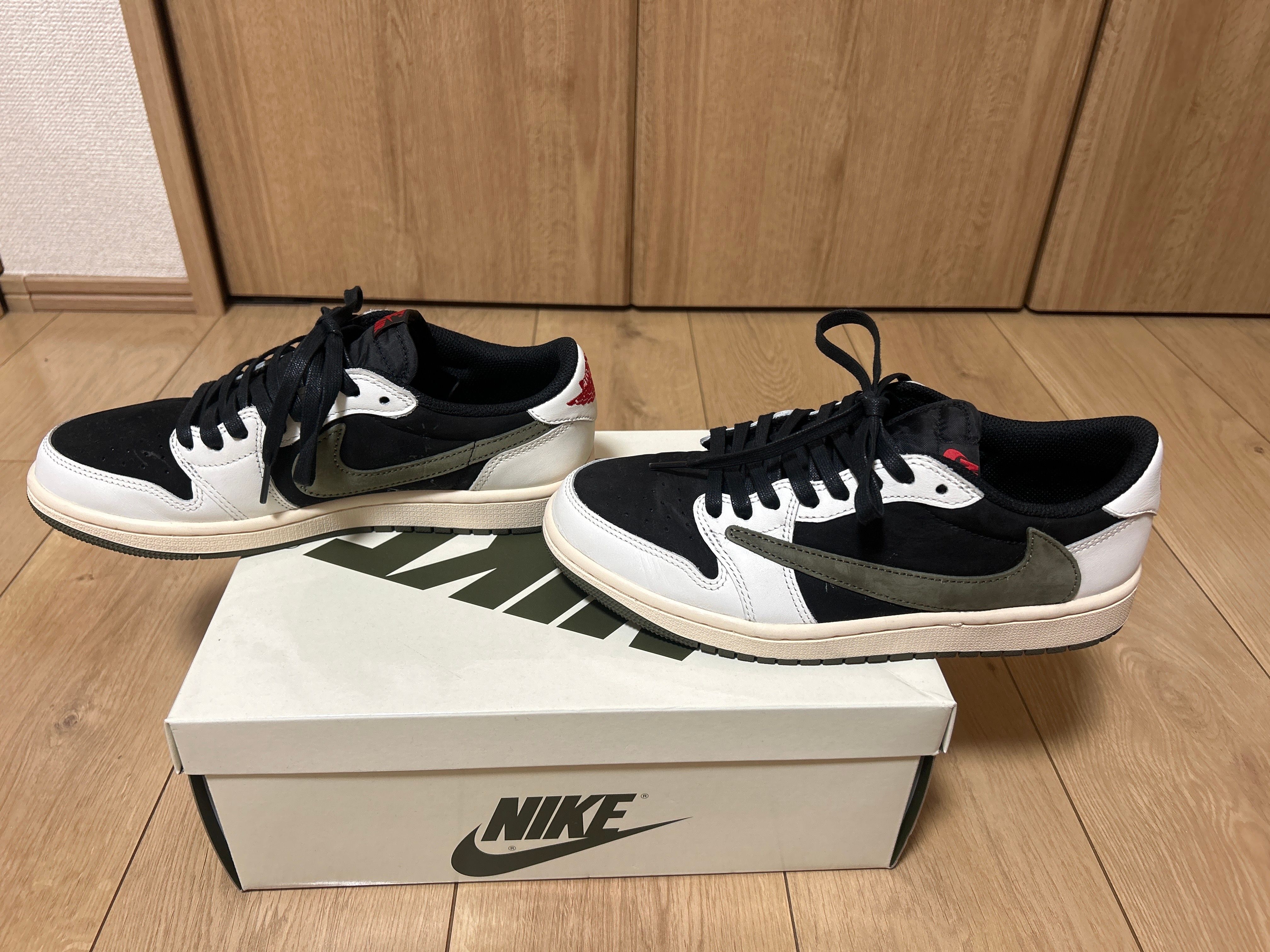 Travis Scott × Nike Women's Air Jordan 1 Low OG "Medium Olive"
