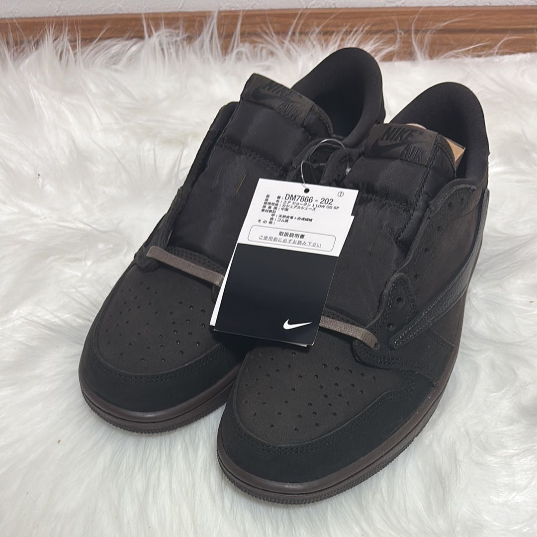 Travis Scott × Nike Air Jordan 1 Low OG SP "Velvet Brown and Dark Mocha"