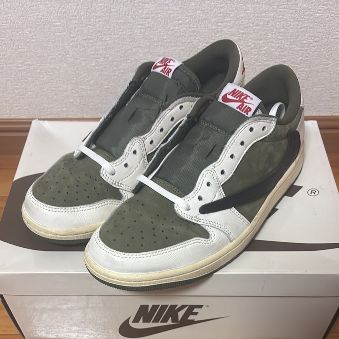 Travis Scott × Nike Air Jordan 1 Low OG SP "Reverse Olive"