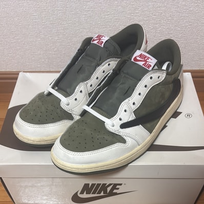 Travis Scott × Nike Air Jordan 1 Low OG SP "Reverse Olive"