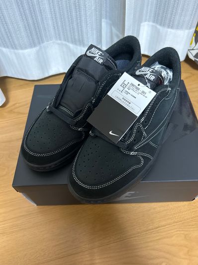 Travis Scott × Nike Air Jordan 1 Low OG SP "Black Phantom"