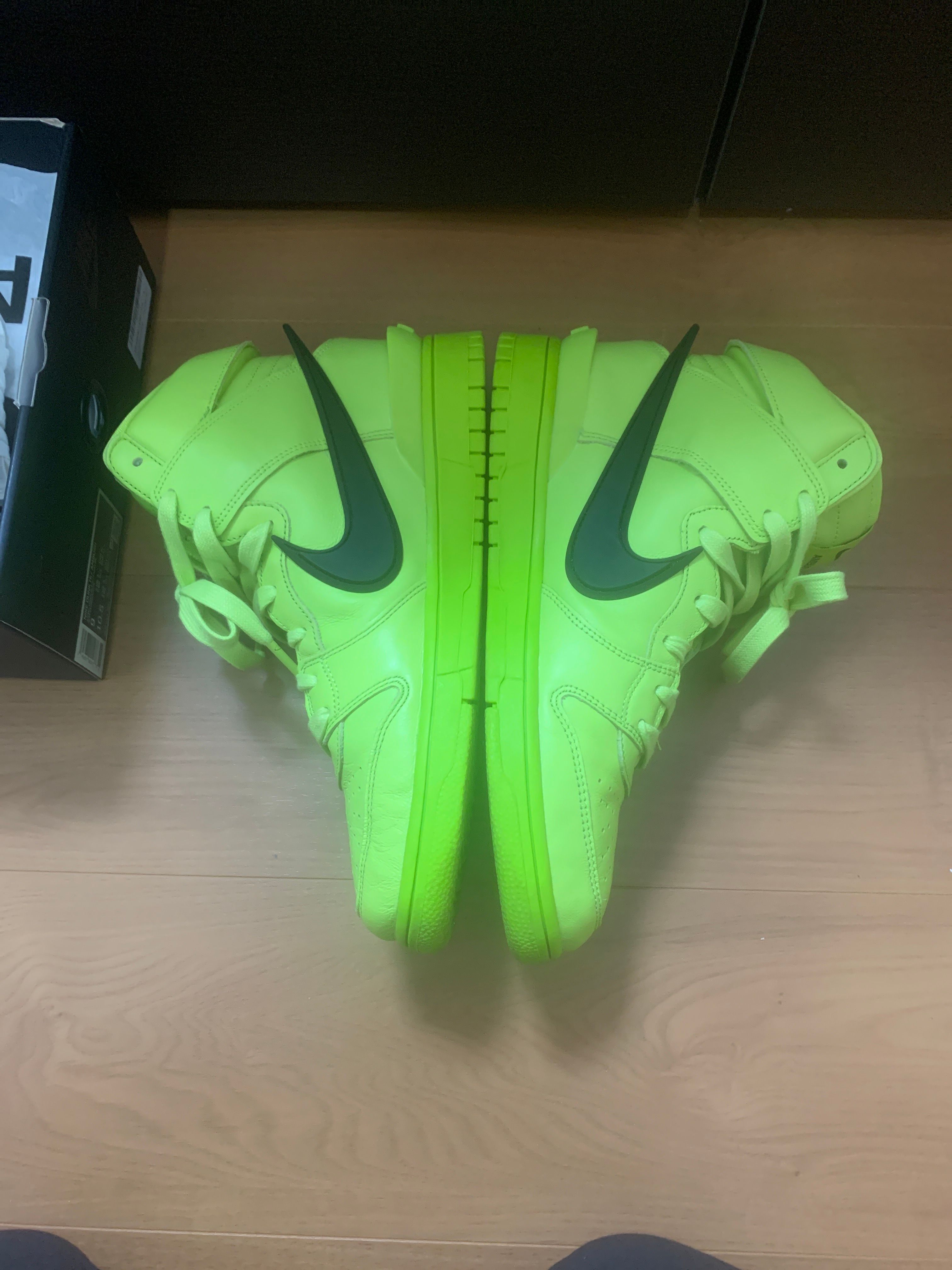 AMBUSH × NIKE DUNK HIGH "FLASH LIME"