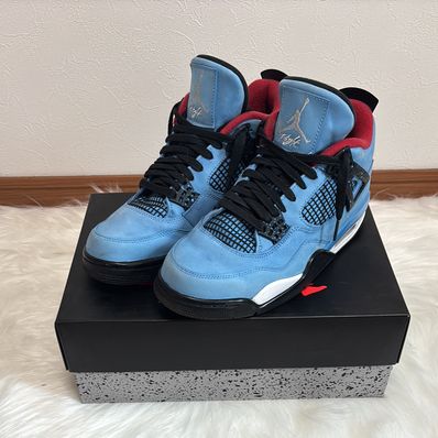 Travis Scott × Nike Air Jordan 4 Retro Cactus Jack "University Blue"