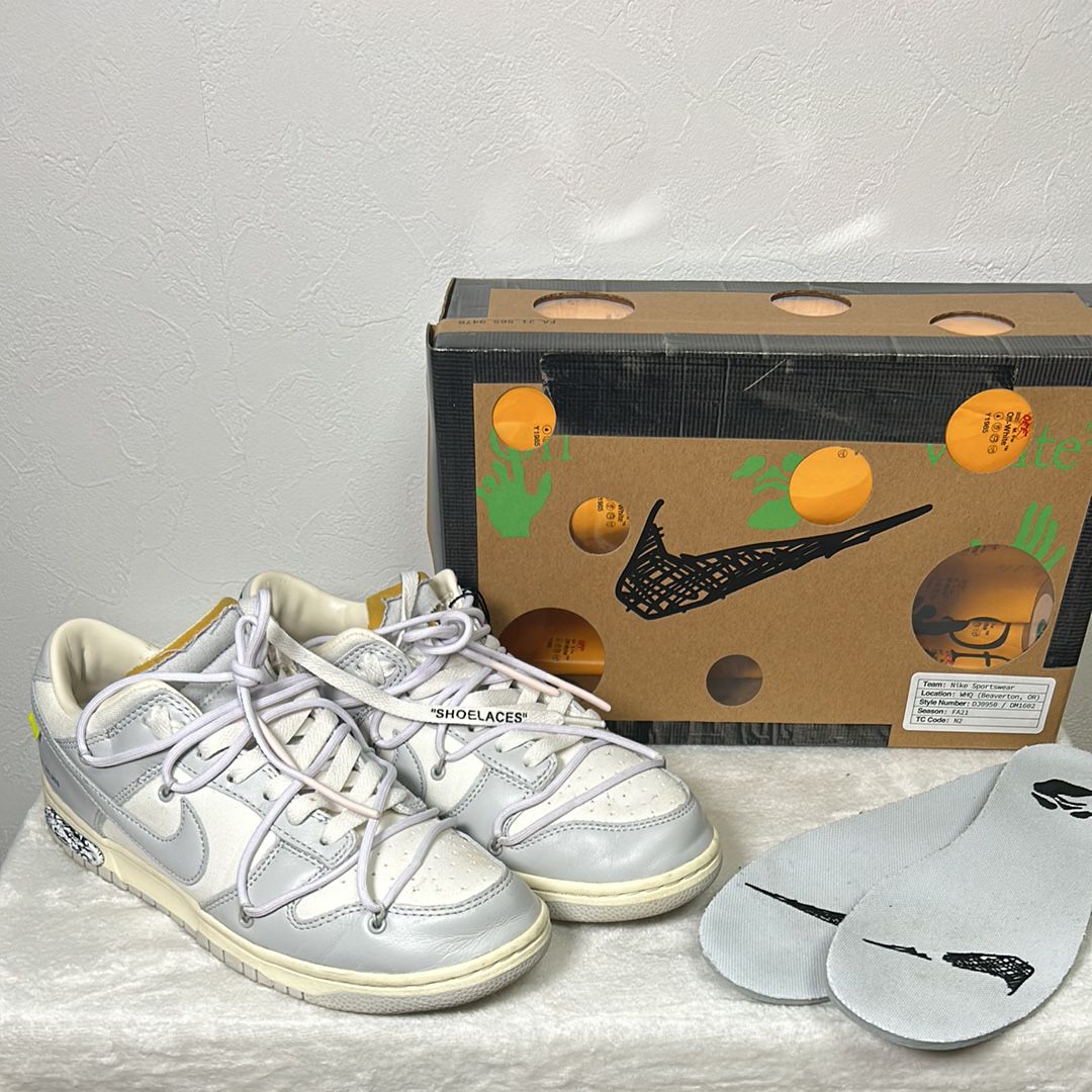 Off-White × Nike Dunk Low 1 of 50 "Lot.49"