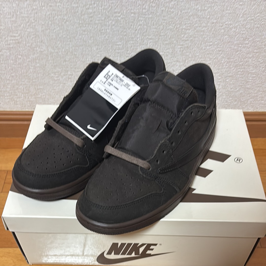 Travis Scott × Nike Air Jordan 1 Low OG SP "Velvet Brown and Dark Mocha"