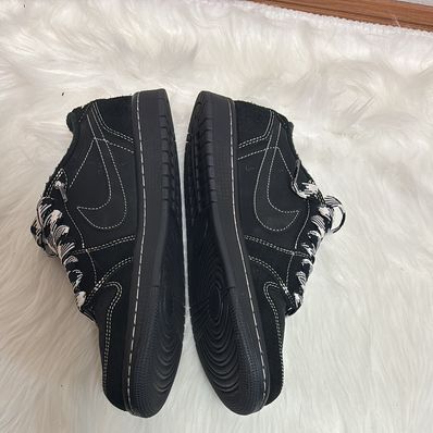 Travis Scott × Nike Air Jordan 1 Low OG SP "Black Phantom"