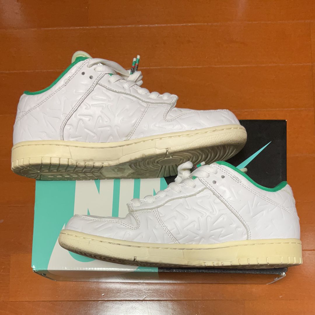 BEN-G × Nike SB Dunk Low "White/Green"