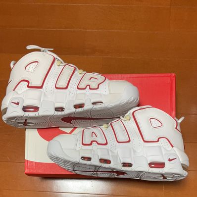NIKE AIR MORE UPTEMPO "WHITE/VARSITY RED" (2021)