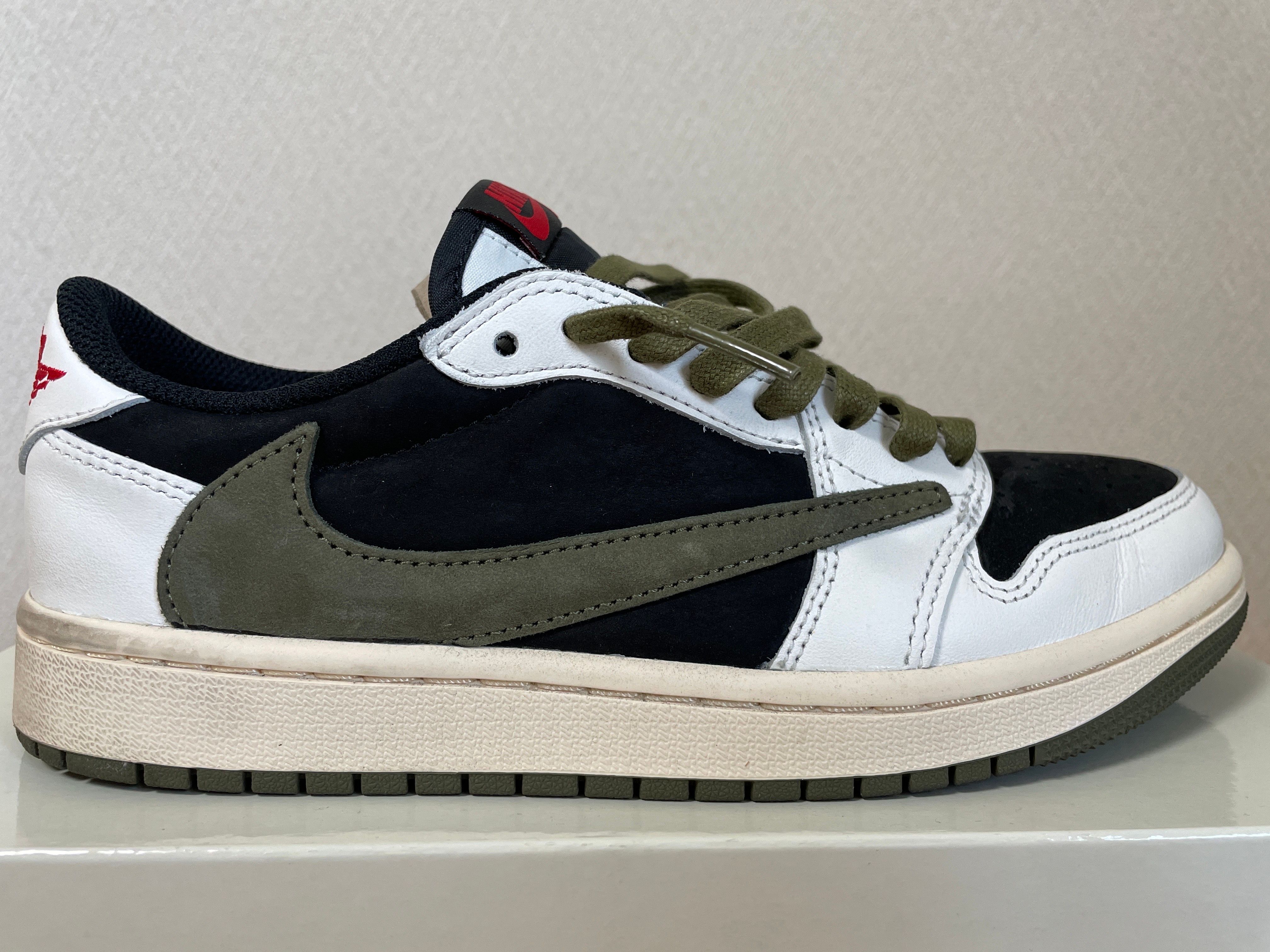 Travis Scott × Nike Women's Air Jordan 1 Low OG "Medium Olive"