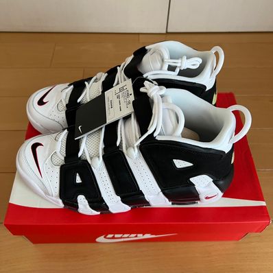 Nike Air More up Tempo "White/Black/University Red"(~2018)