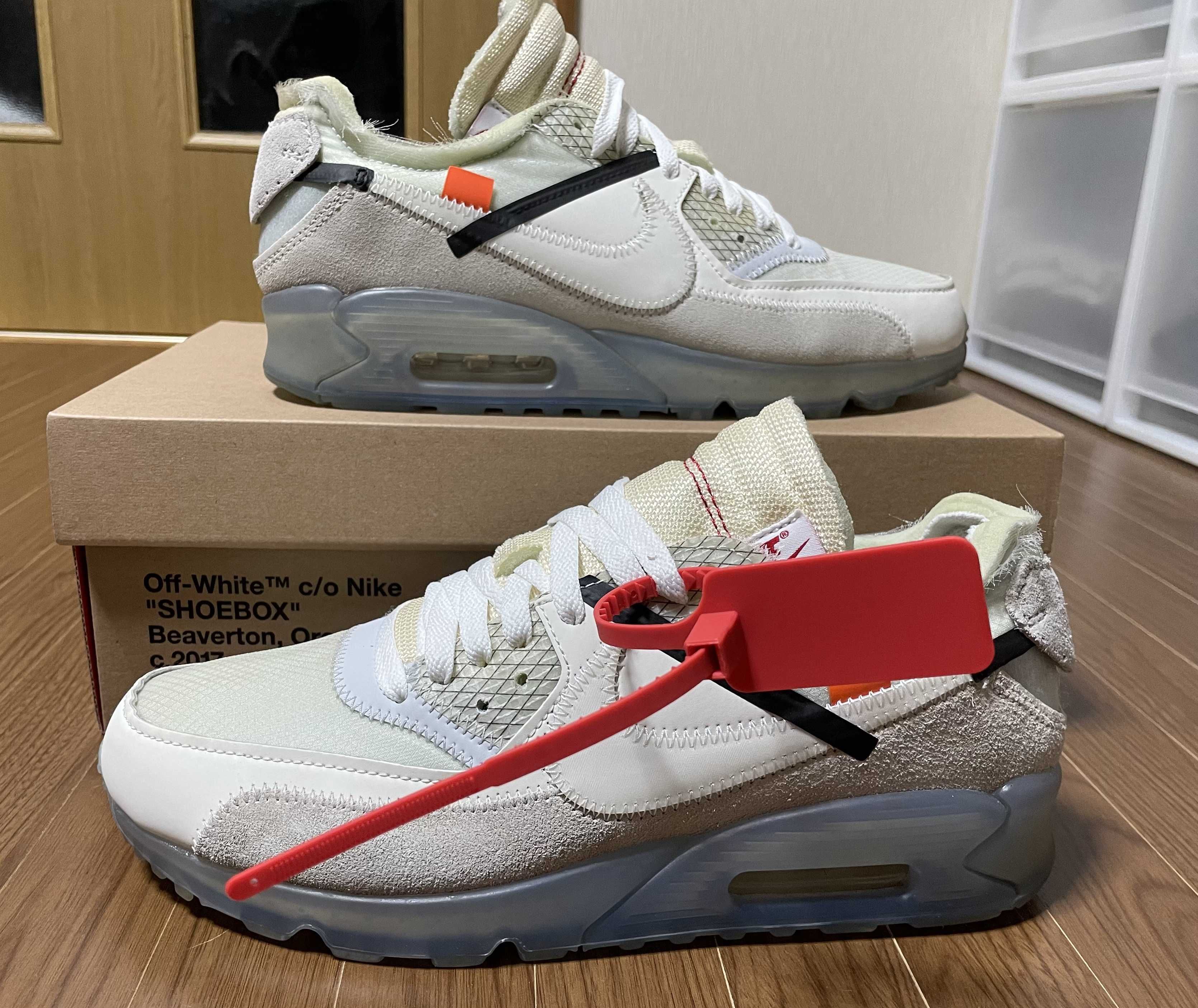 Off-White × Nike Air Max 90 "The 10/Sail"