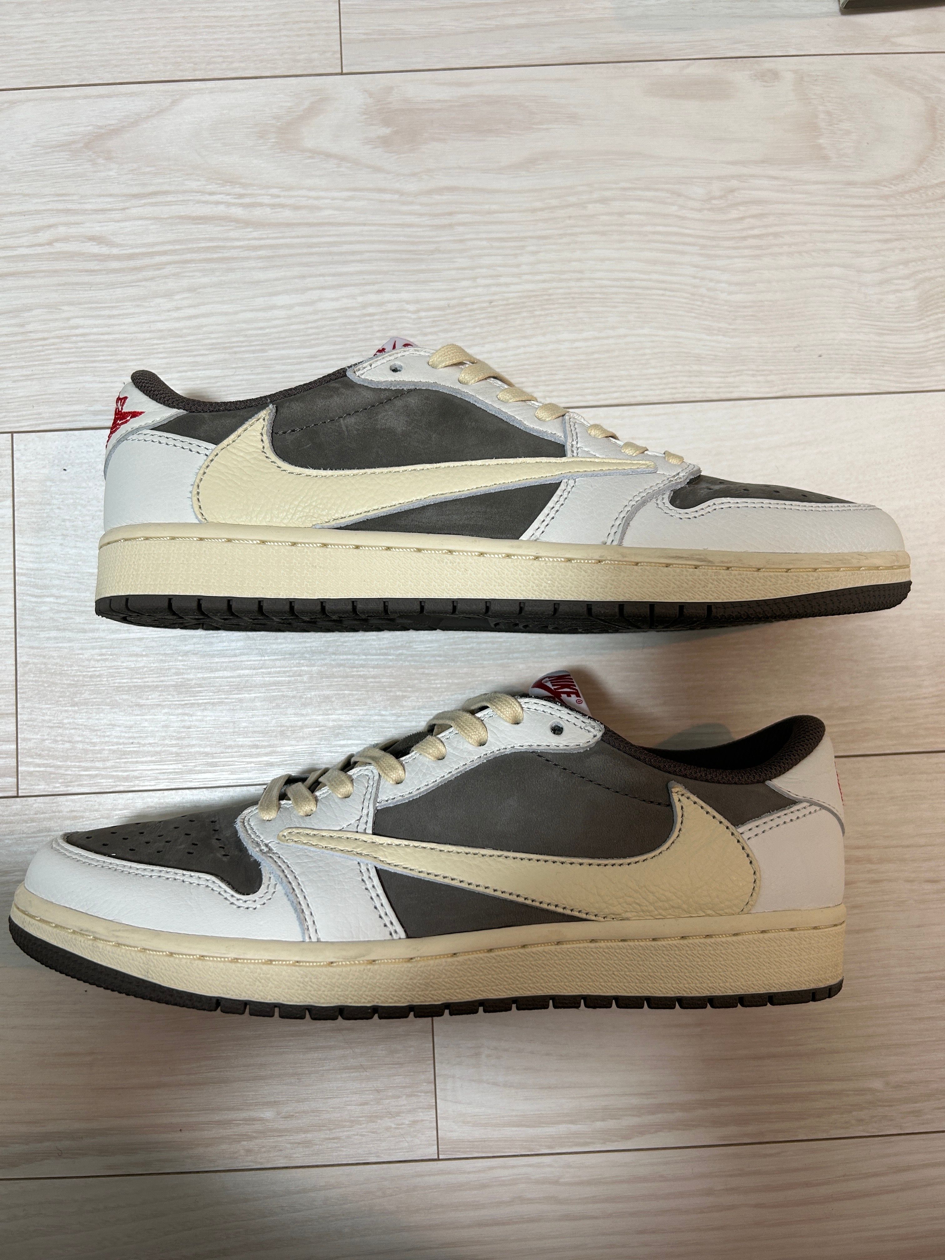 Travis Scott × Nike Air Jordan 1 Low OG SP "Reverse Mocha/Sail and Ridgerock"