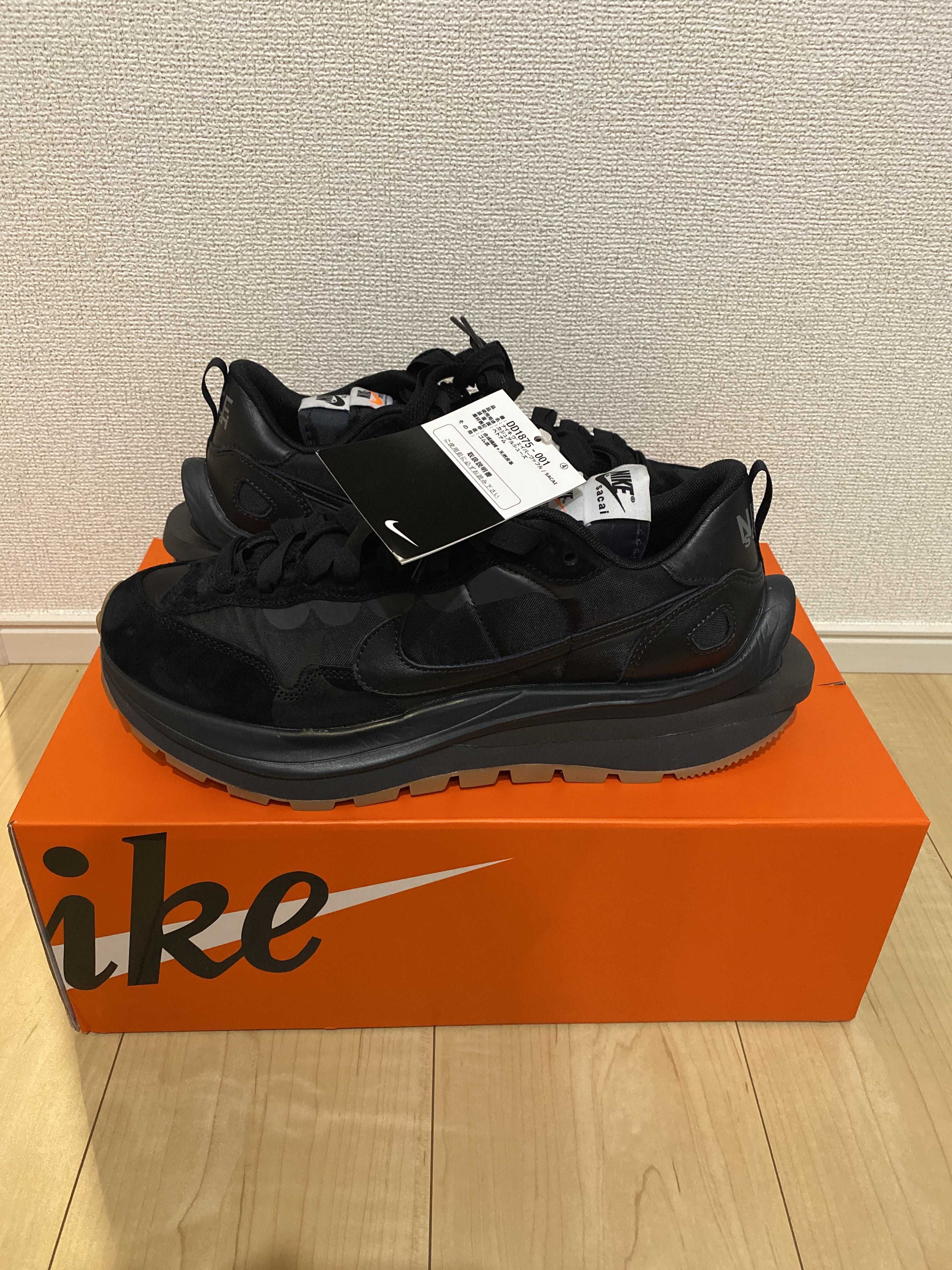 sacai × Nike VaporWaffle "Black Gum"